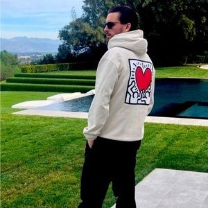 NWT Talentless x Keith Haring Heart Hoodie
